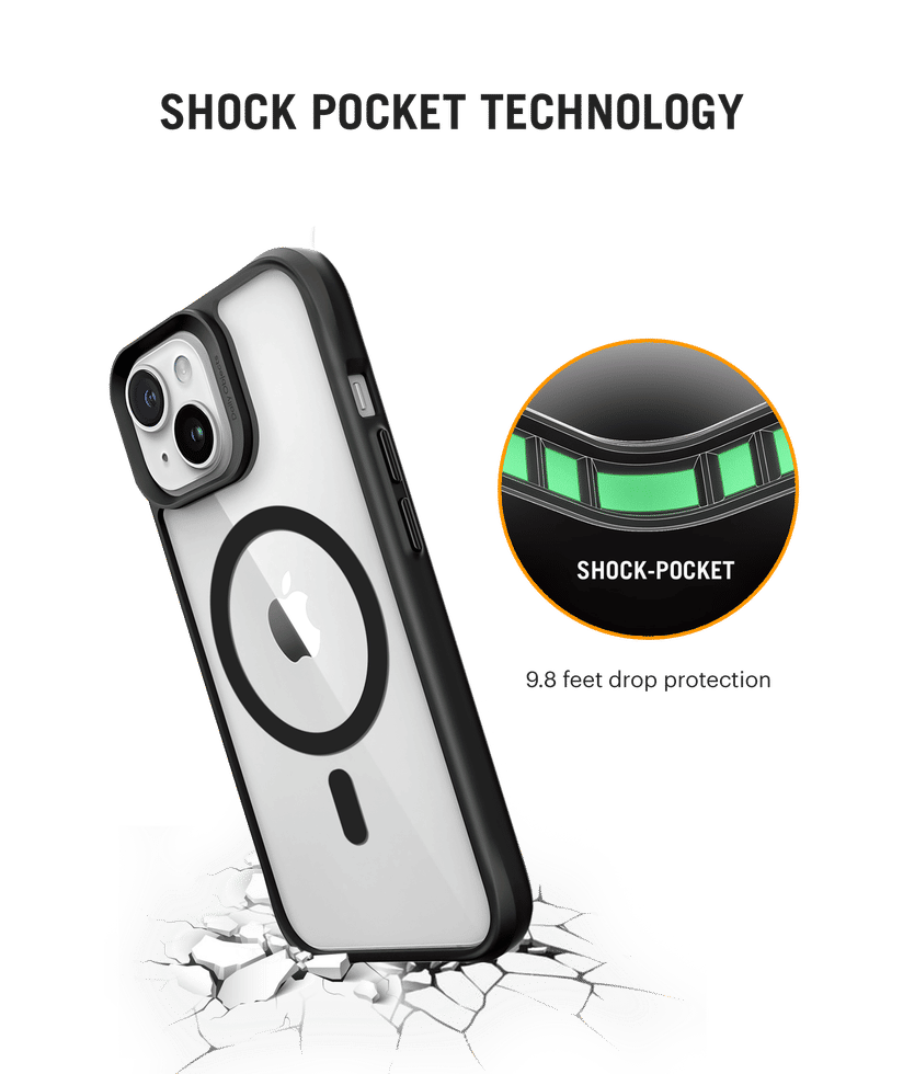 DailyObjects Hybrid Clear MagSafe Phone Case Cover For iPhone 13